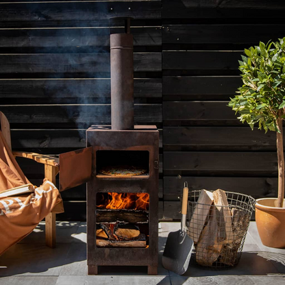 Esschert Design Terrace Stove with Pizza Oven