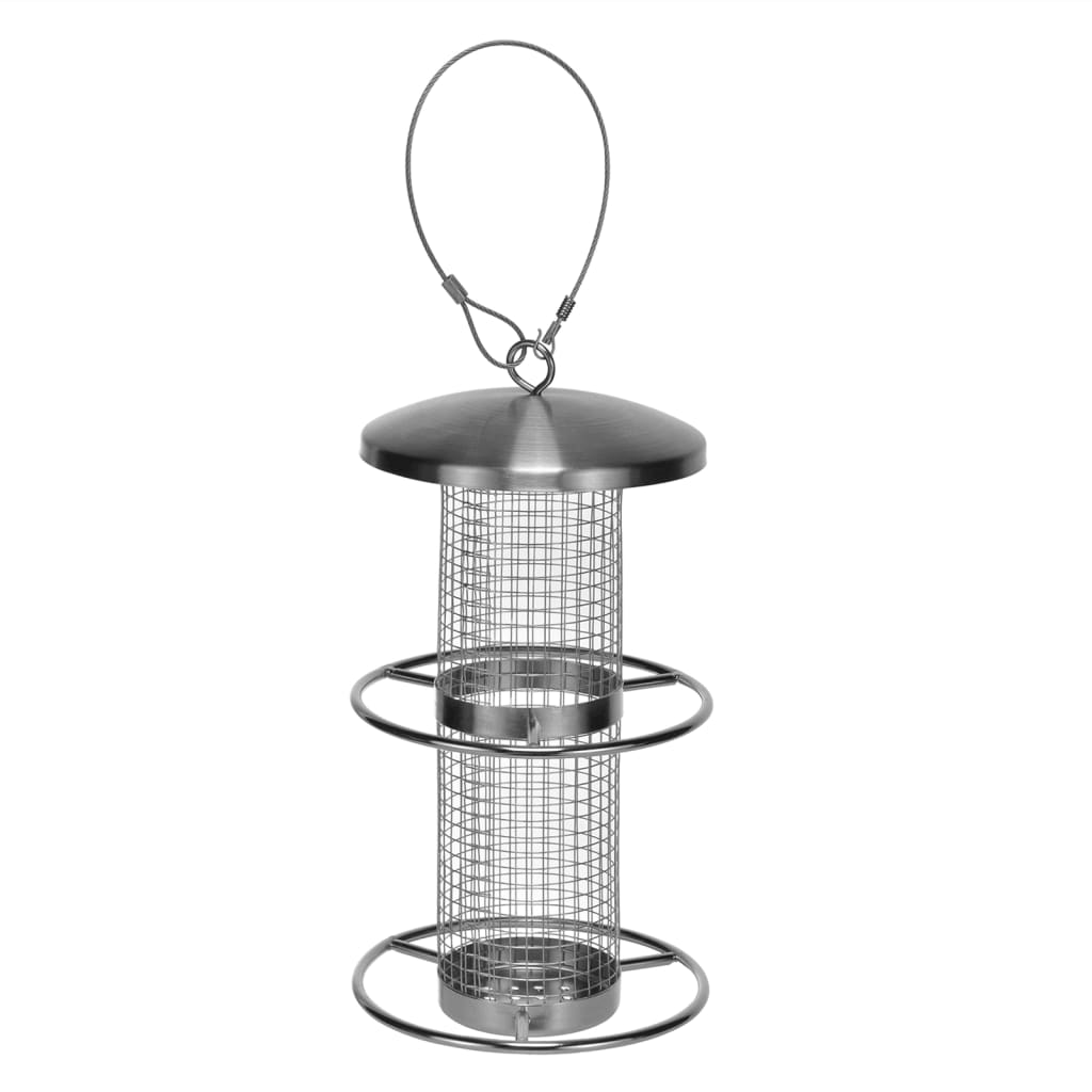 Hanging Bird Feeding Station 14x27.5 cm Stainless Steel