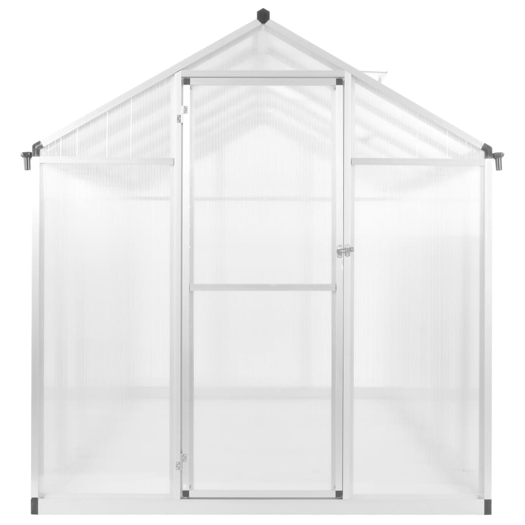 Aluminium Greenhouse 362x190x195 cm 13.41 m³