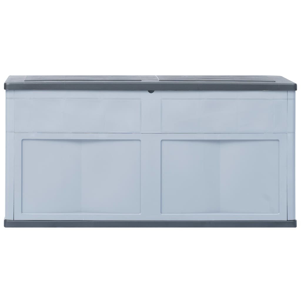 Grey & Black Garden Storage Box 320 L