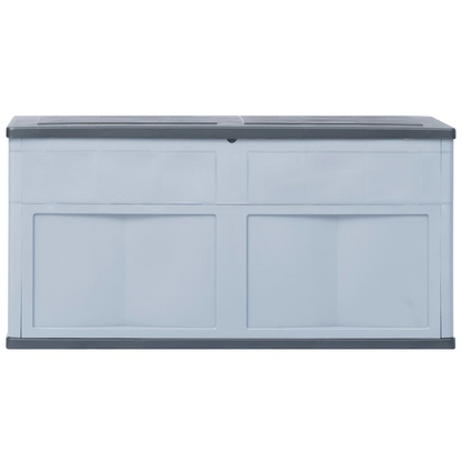 Grey & Black Garden Storage Box 320 L