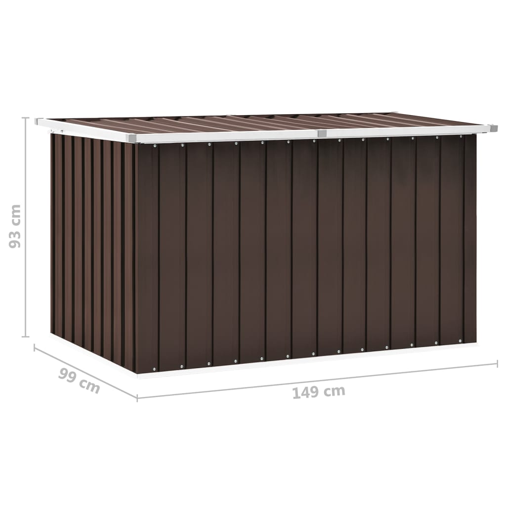 Brown Garden Storage Box 149x99x93 cm