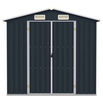 Garden Shed Anthracite 205x129x183 cm