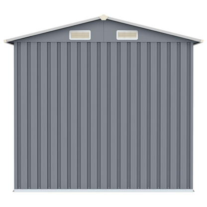 Garden Shed Grey 205x129x183 cm