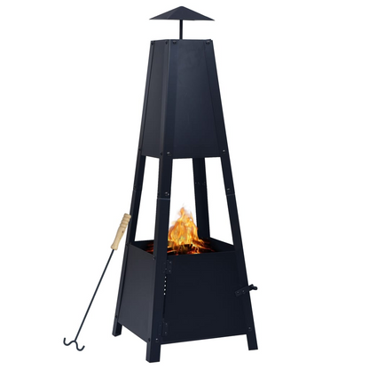 Black Steel Fire Pit | Jscapes Home and Garden | Outdoor Living