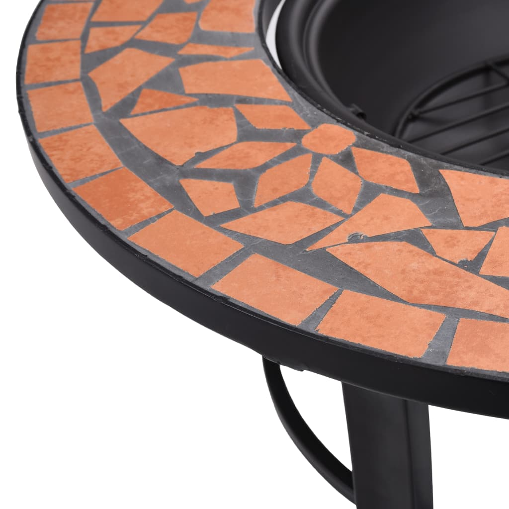 Mosaic Terracotta Fire Pit | Jscapes Home and Garden