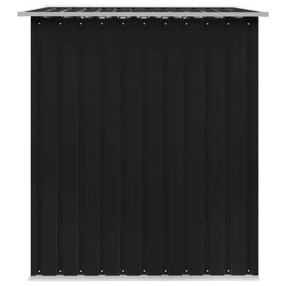 Garden Storage Shed Anthracite Steel 257x205x178 cm