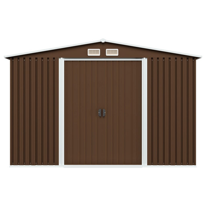 Garden Storage Shed Brown 257x205x178 cm