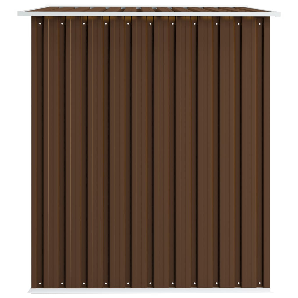 Garden Storage Shed Brown 257x205x178 cm