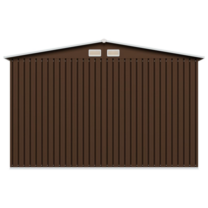 Garden Storage Shed Brown 257x205x178 cm