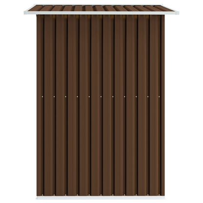 Garden Storage Shed Brown 204x132x186 cm