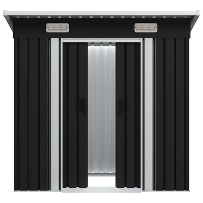 Garden Shed Anthracite Steel