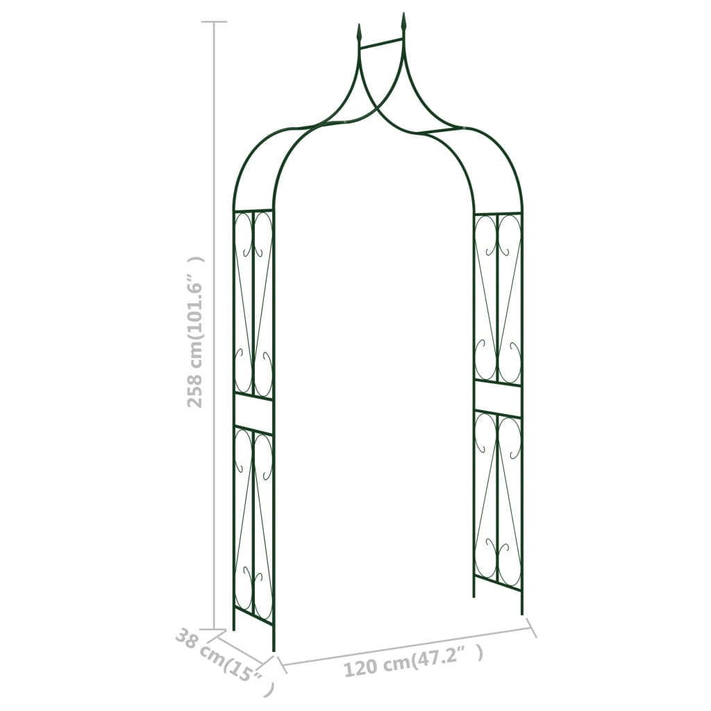 Dark Green Garden Arch