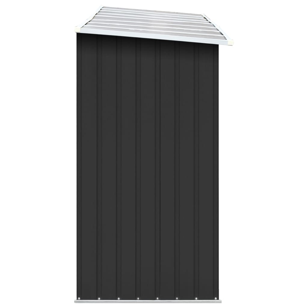 Garden Log Storage Shed Galvanised Steel 330x84x152 cm