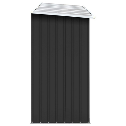 Garden Log Storage Shed Galvanised Steel 330x84x152 cm