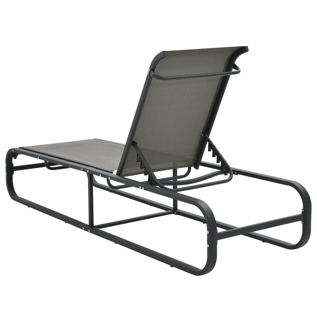 Aluminium & Textilene Sun Lounger