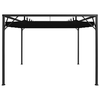 Anthracite Garden Gazebo with Retractable Roof