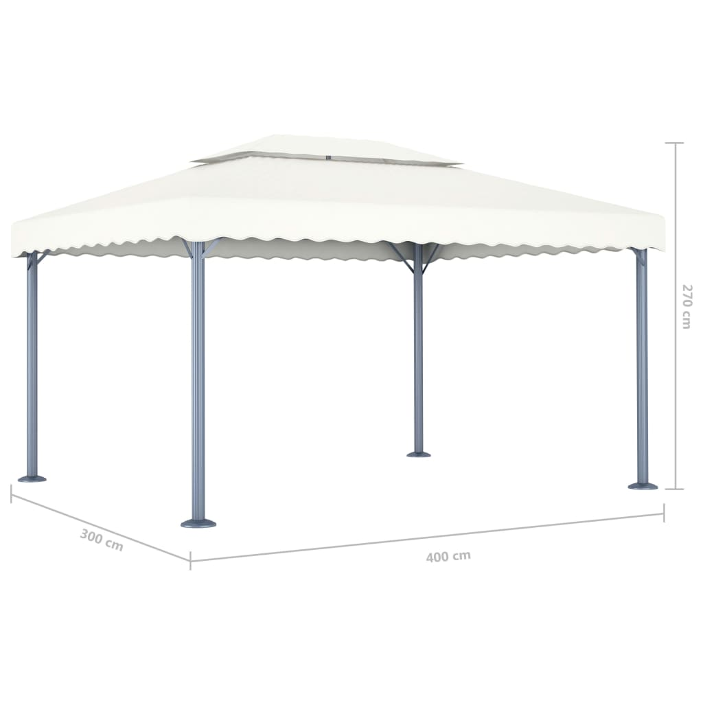 Cream Aluminium Gazebo