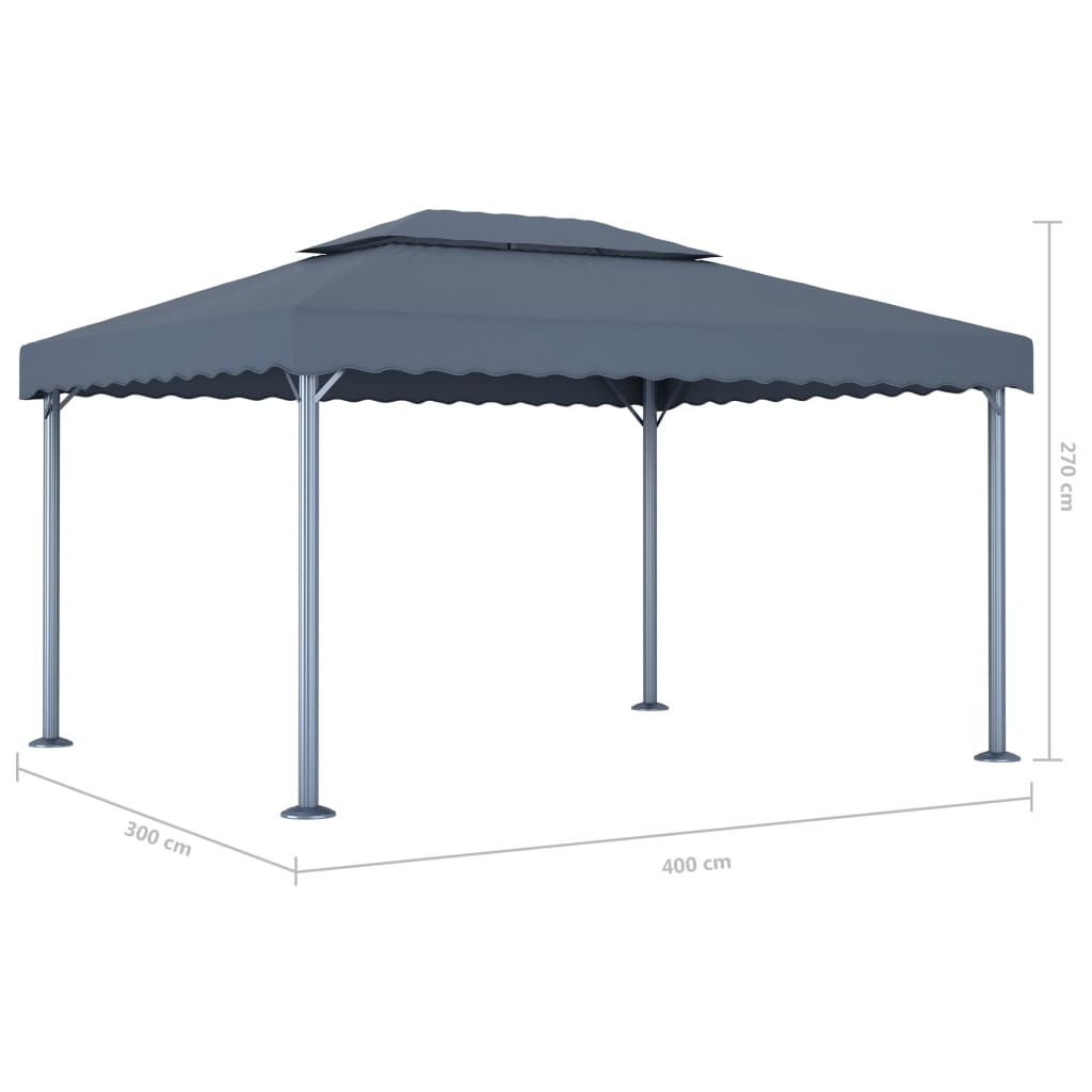 Anthracite Gazebo | Jscapes Home and Garden