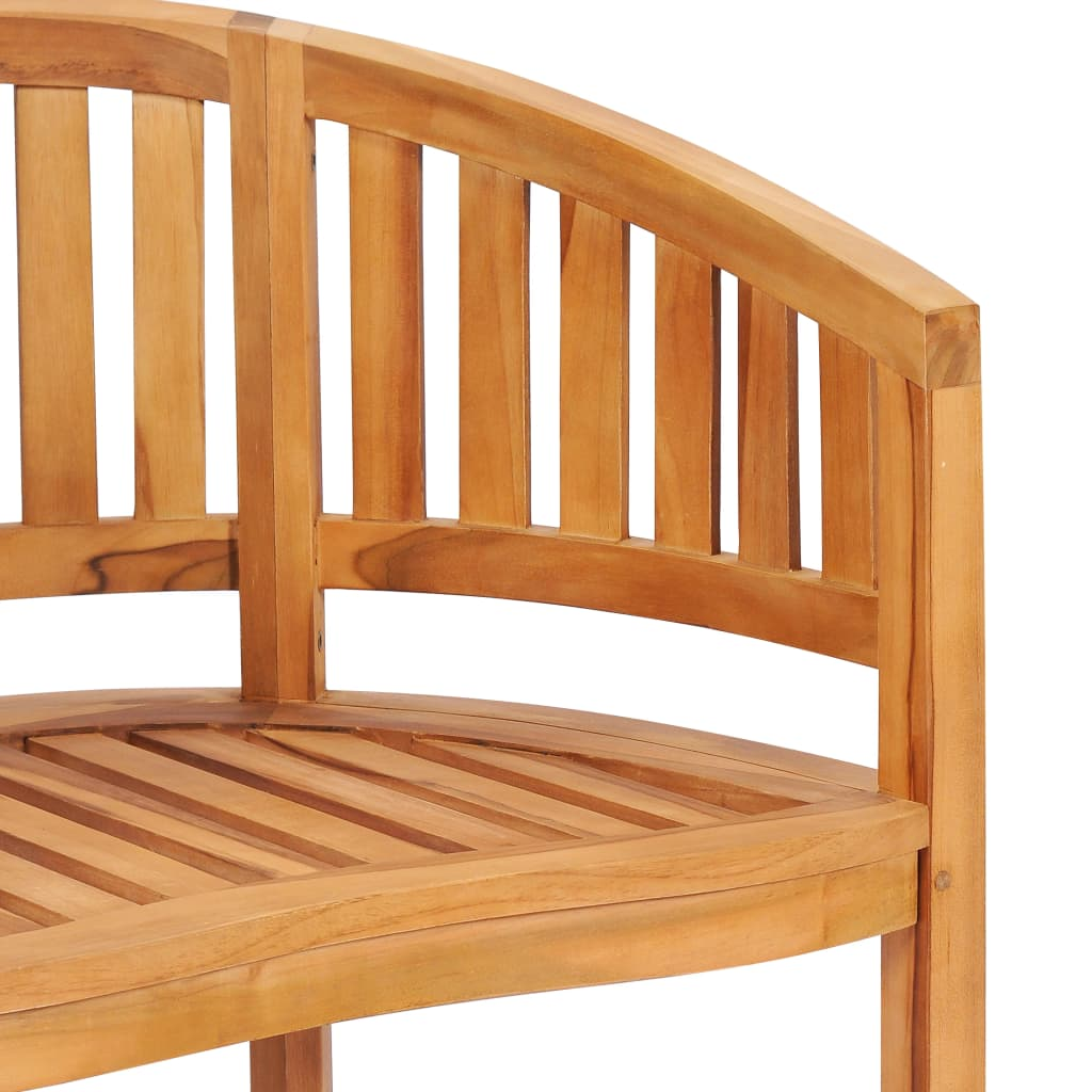  Solid Teak Wood Banana Chairs 2 pcs