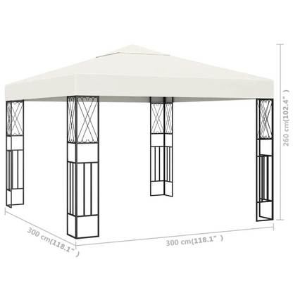 Cream Fabric Gazebo