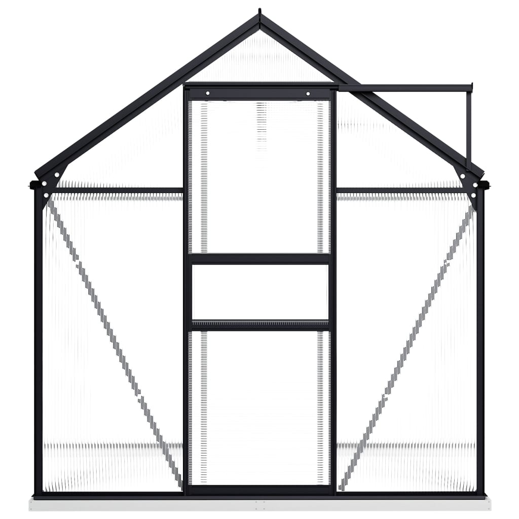 Aluminium Greenhouse with Base Frame 3.61 m²