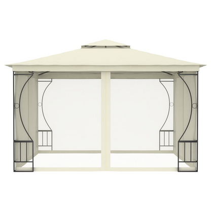 Cream Gazebo with Nets