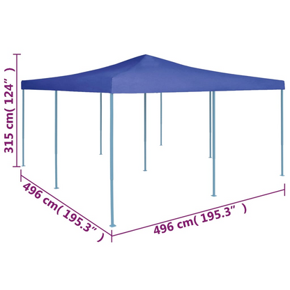 Blue Folding Gazebo