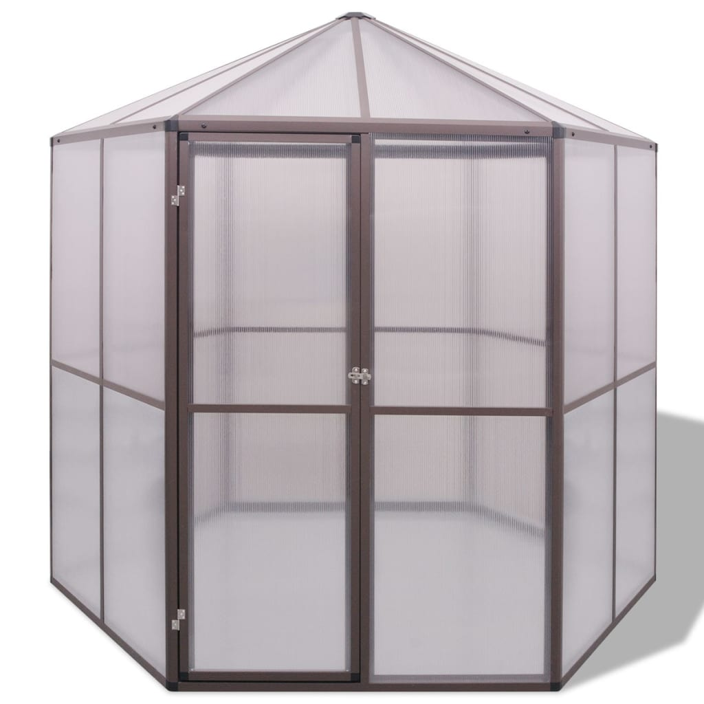 Aluminium Greenhouse 240x211x232 cm