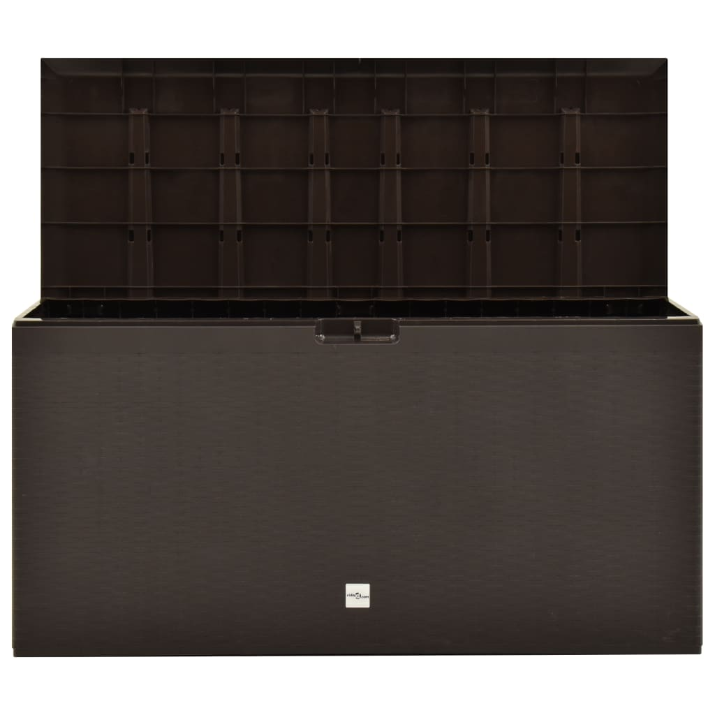  Brown Garden Storage Box 114x47x60 cm