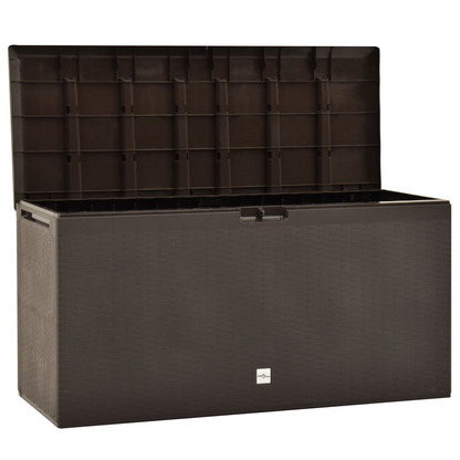  Brown Garden Storage Box 114x47x60 cm