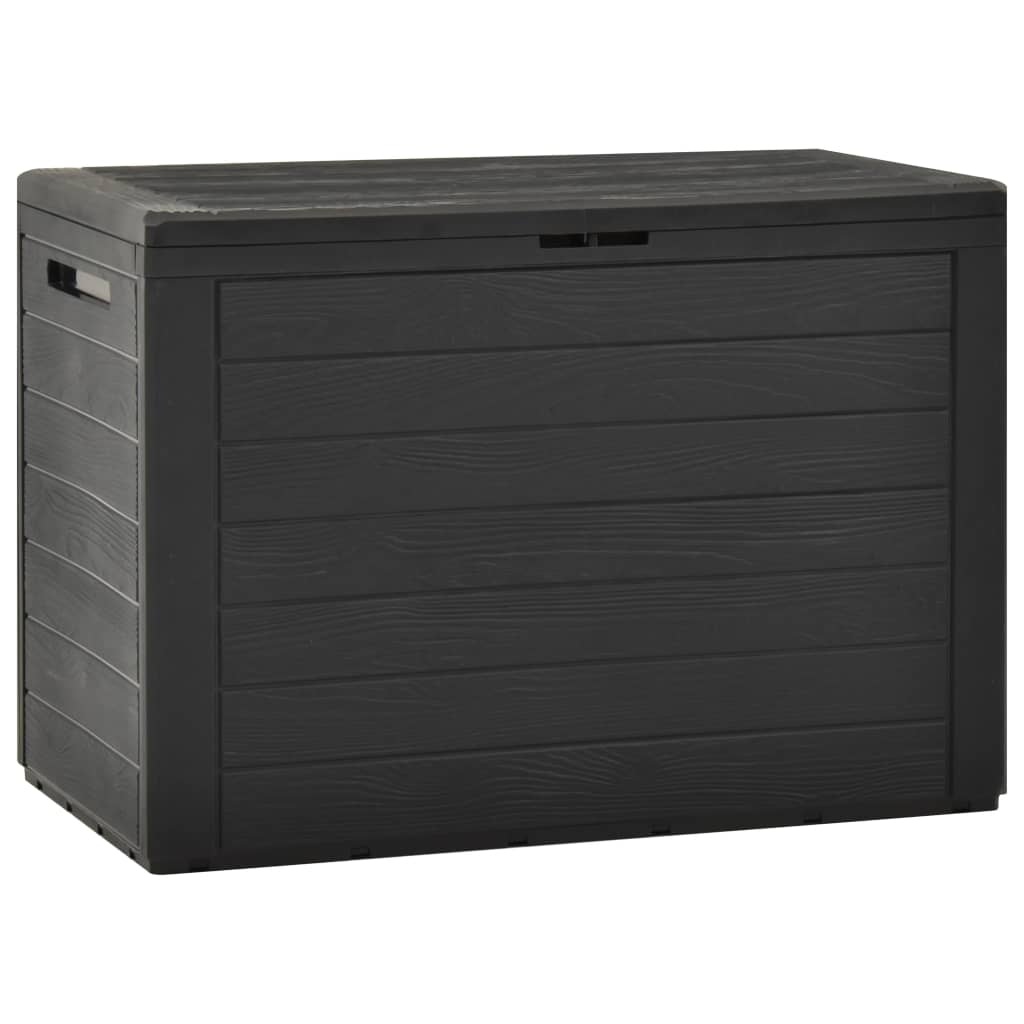  Anthracite Garden Storage Box 78x44x55 cm