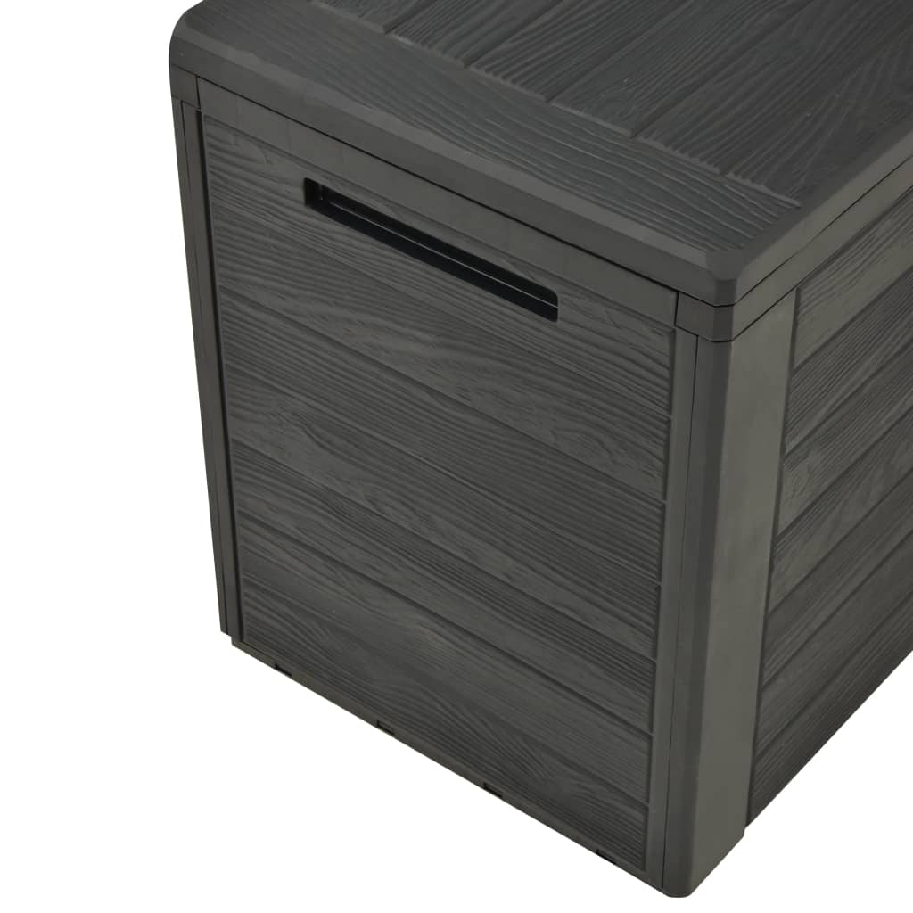  Anthracite Garden Storage Box 78x44x55 cm