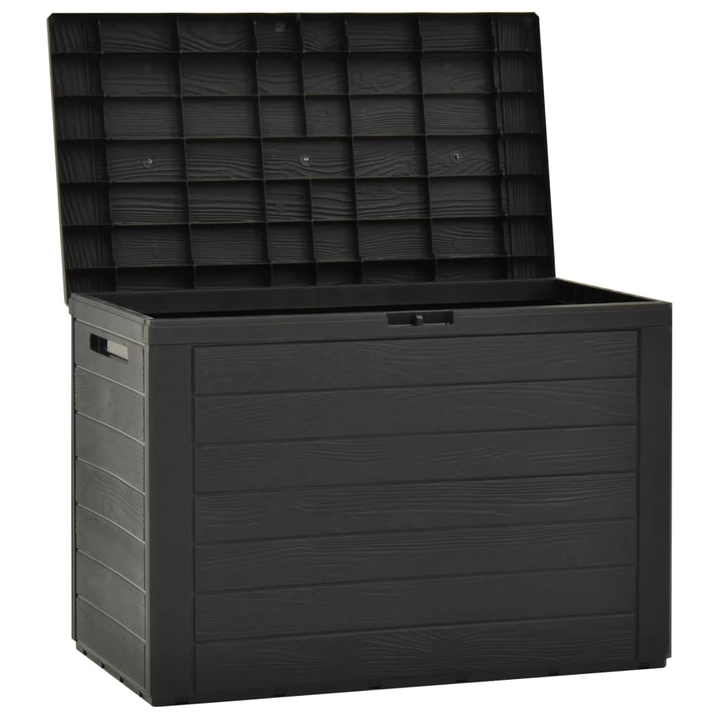  Anthracite Garden Storage Box 78x44x55 cm