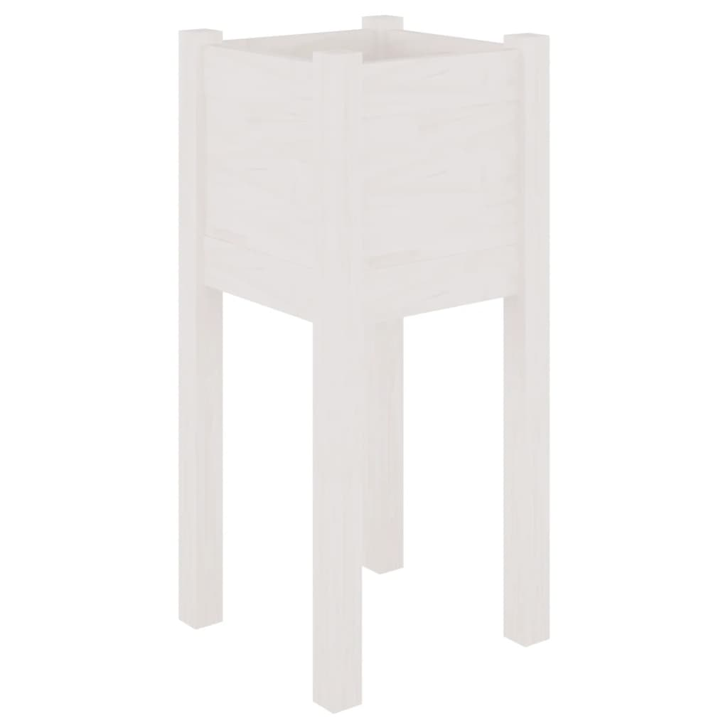 Set of 2 White Garden Planters | Jscapes Home and Garden