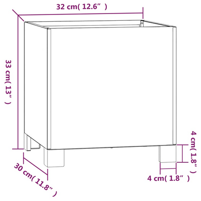 Set of 2 Steel Planters with Legs | Jscapes Home and Garden