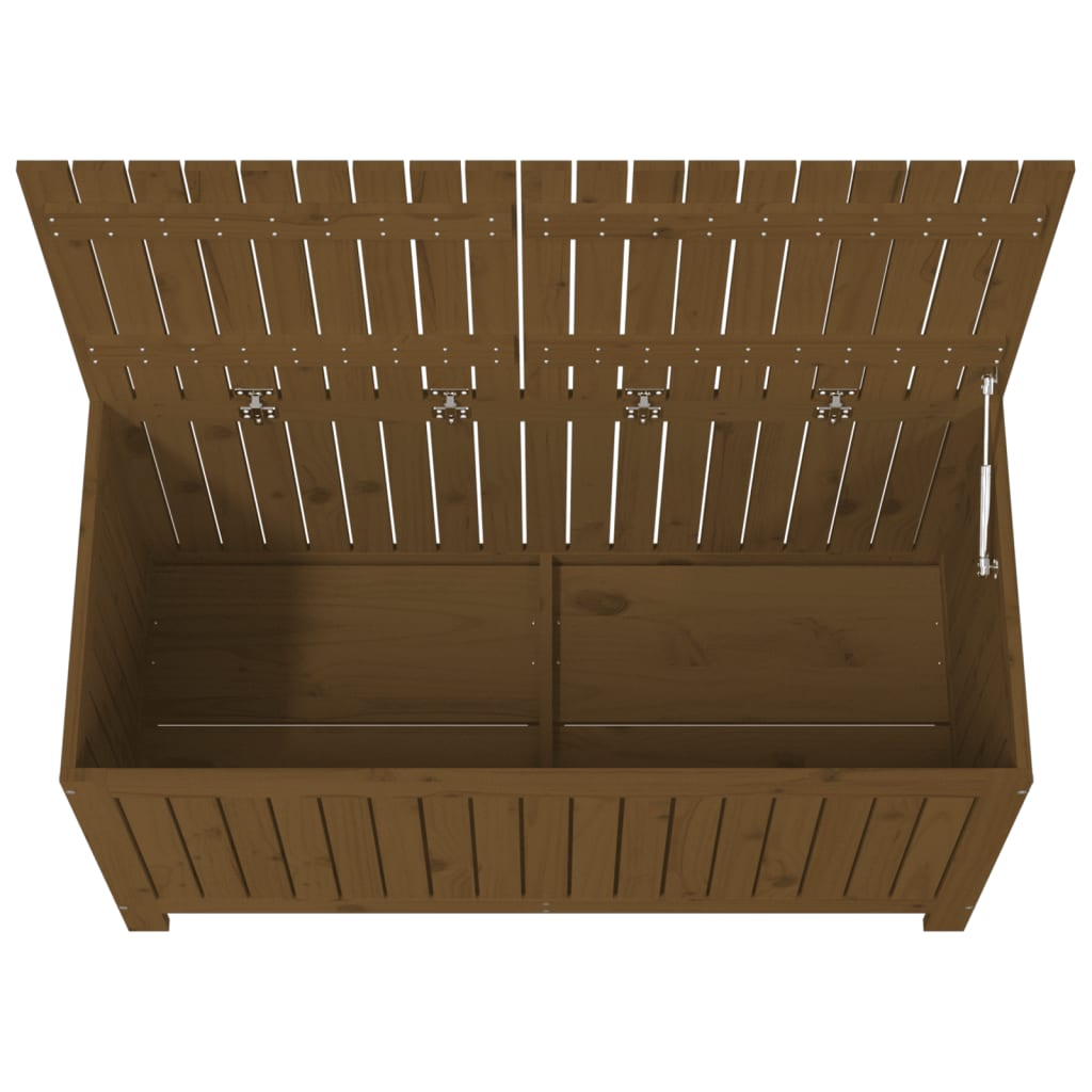 Honey Brown Garden Storage Box 121x55x64 cm