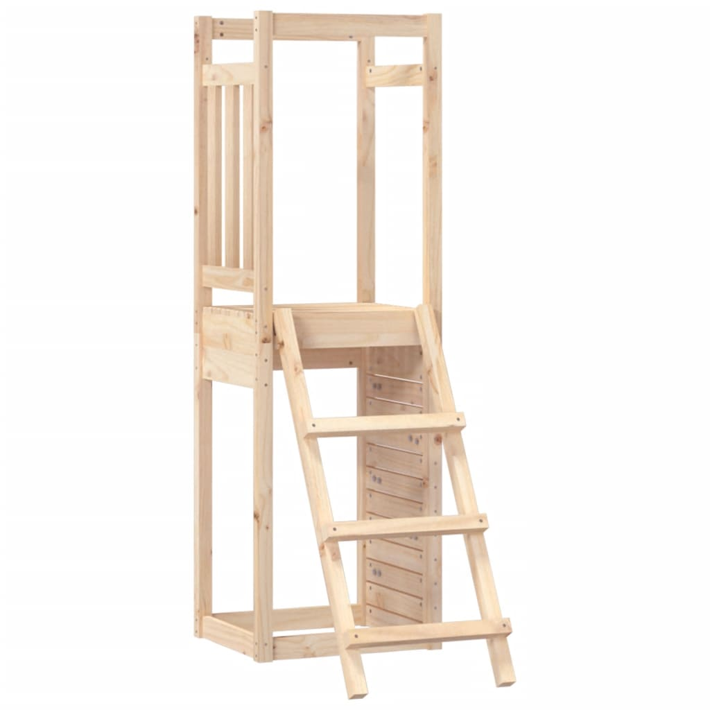 Solid Pine Wood Play Tower | Jscapes Home and Garden