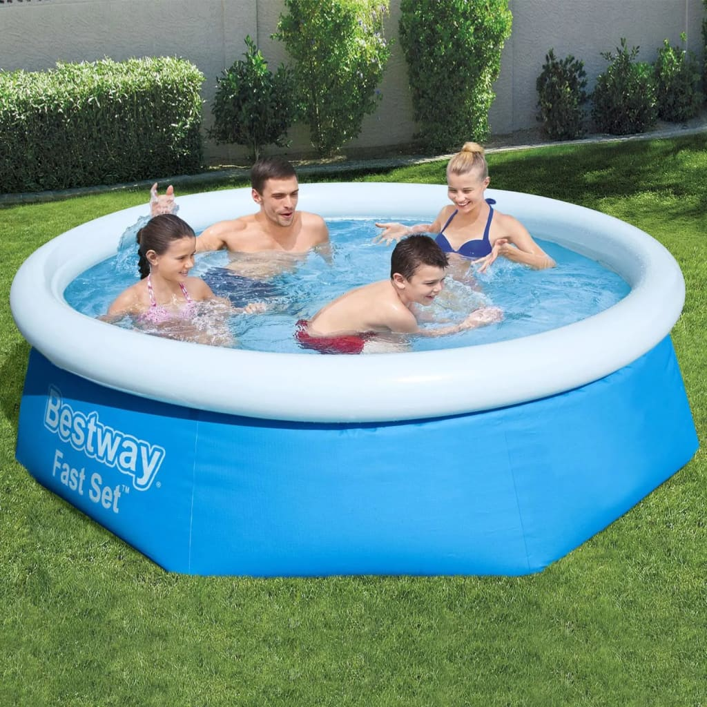 Fast Set Inflatable Swimming Pool Round 244x66 cm