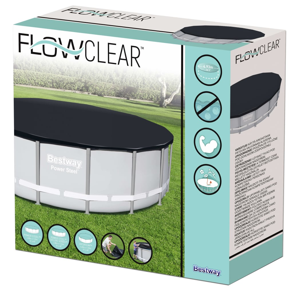 Bestway Pool Cover Flowclear 488 cm