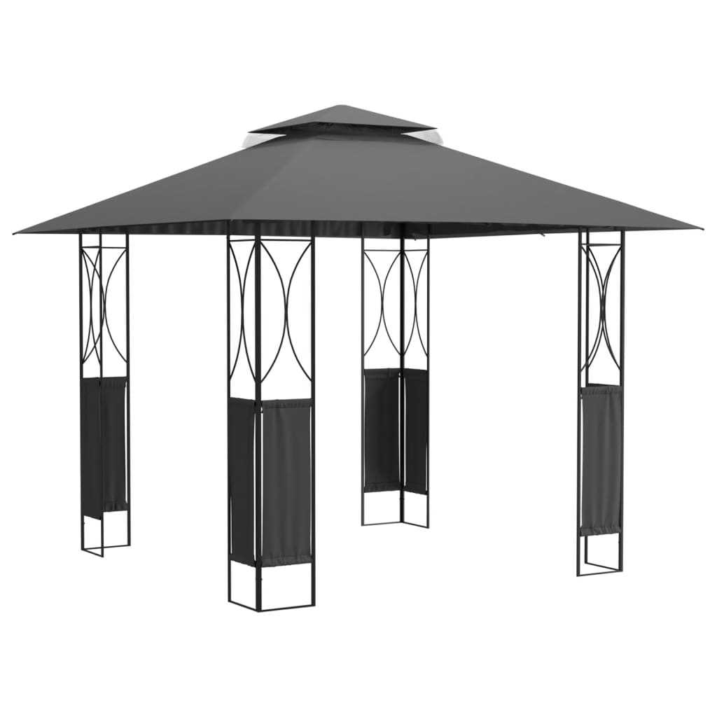 Anthracite Gazebo with Roof