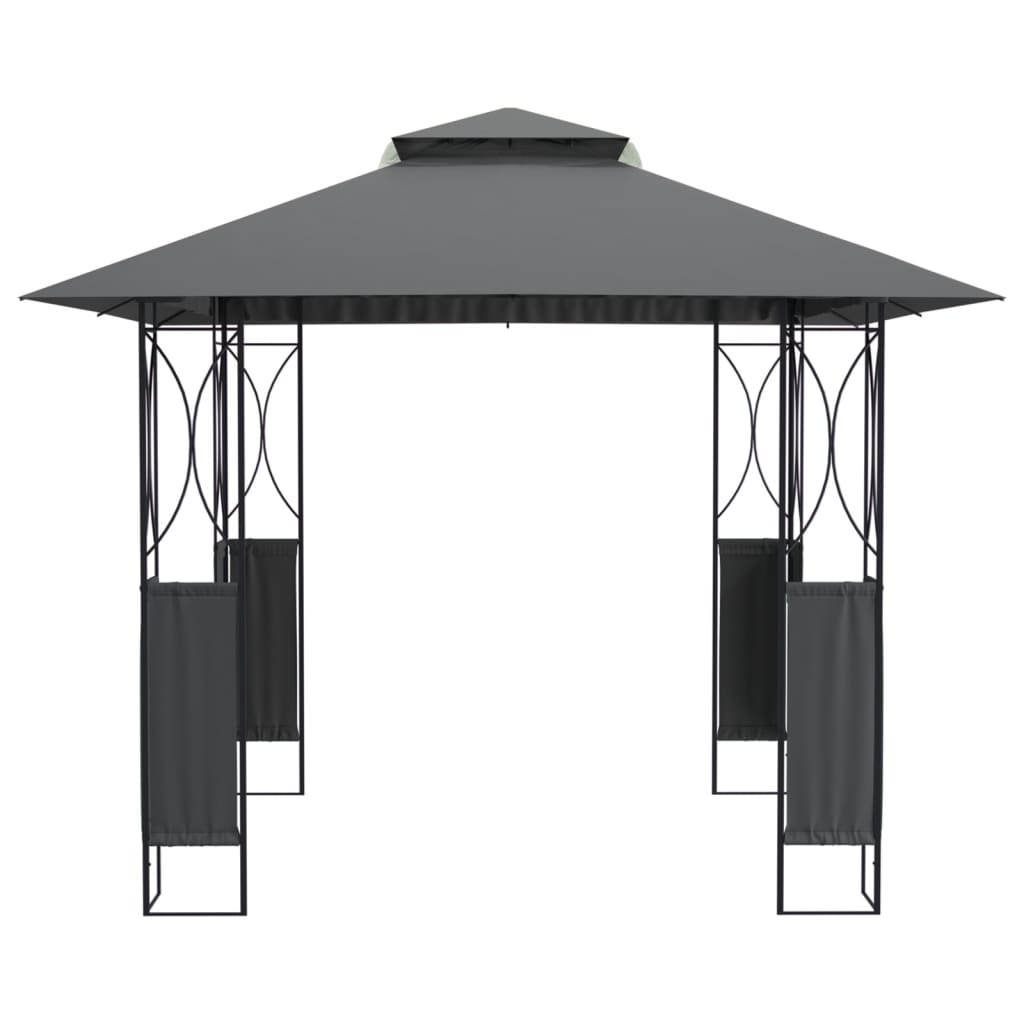 Anthracite Gazebo with Roof