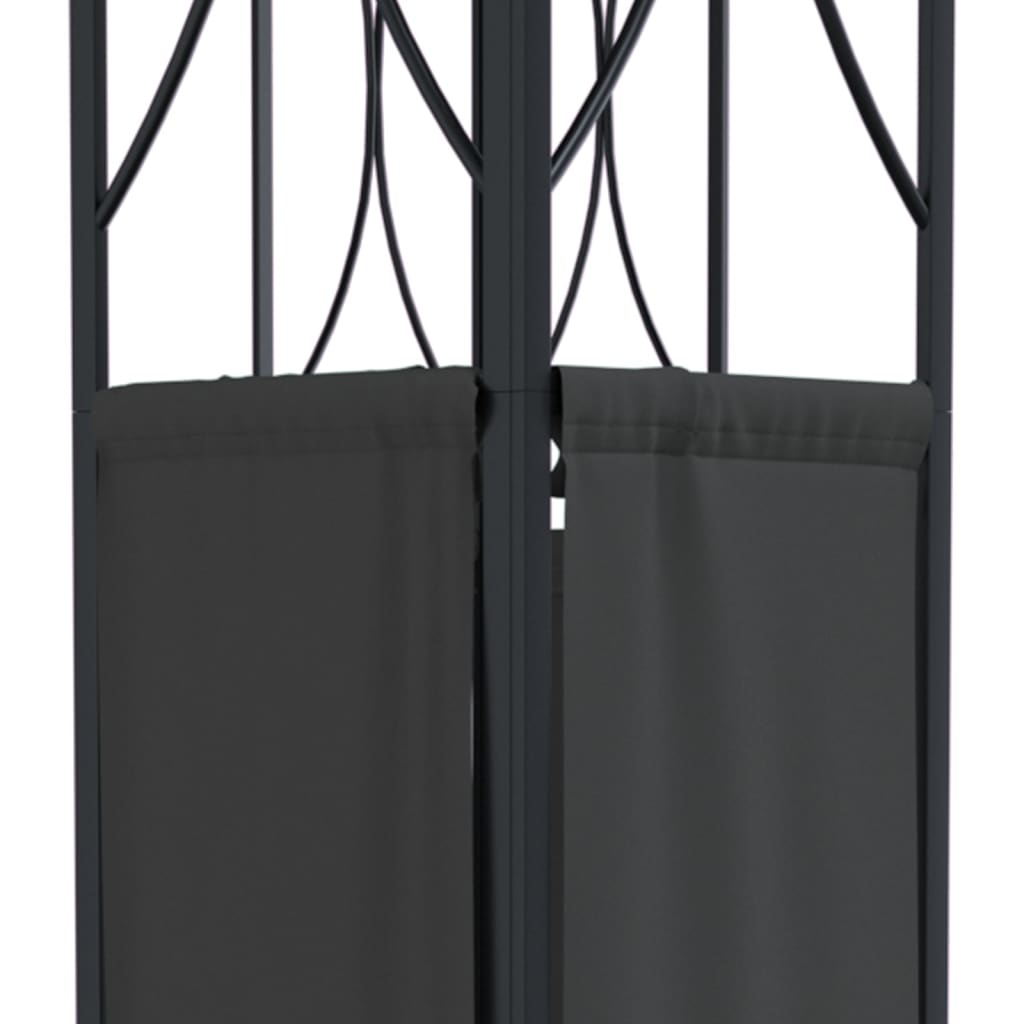 Anthracite Gazebo with Roof