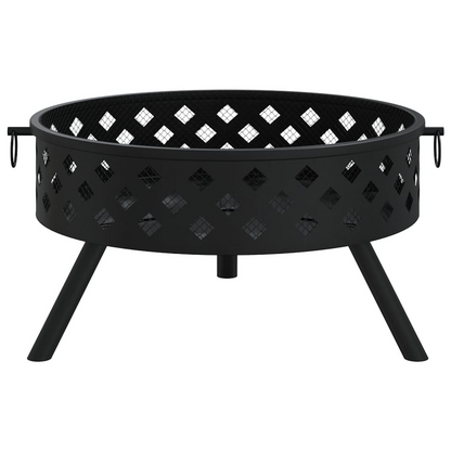 Steel Fire Pit with Poker | Jscapes Home and Garden