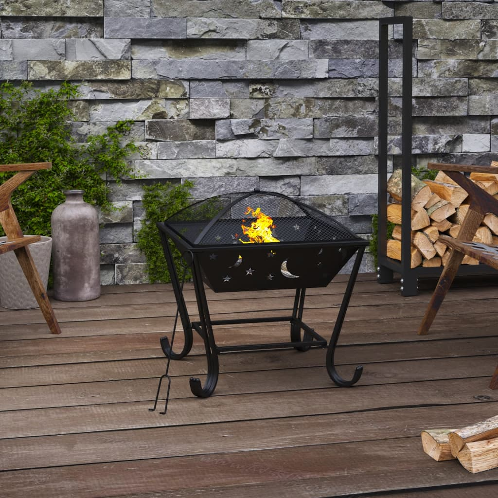 Fire Pit with Poker | Jscapes Home and Garden | Outdoor Living