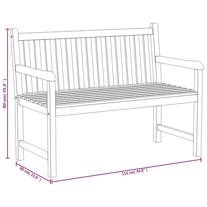  Solid Teak Wood 3 Piece Garden Dining Set 