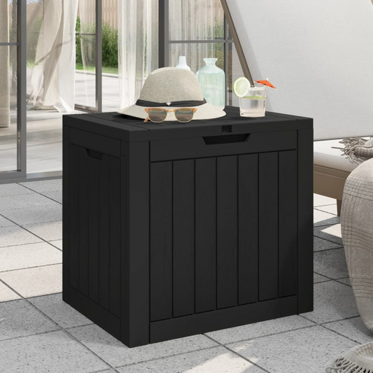  Black Garden Storage Box  55.5x43x53 cm