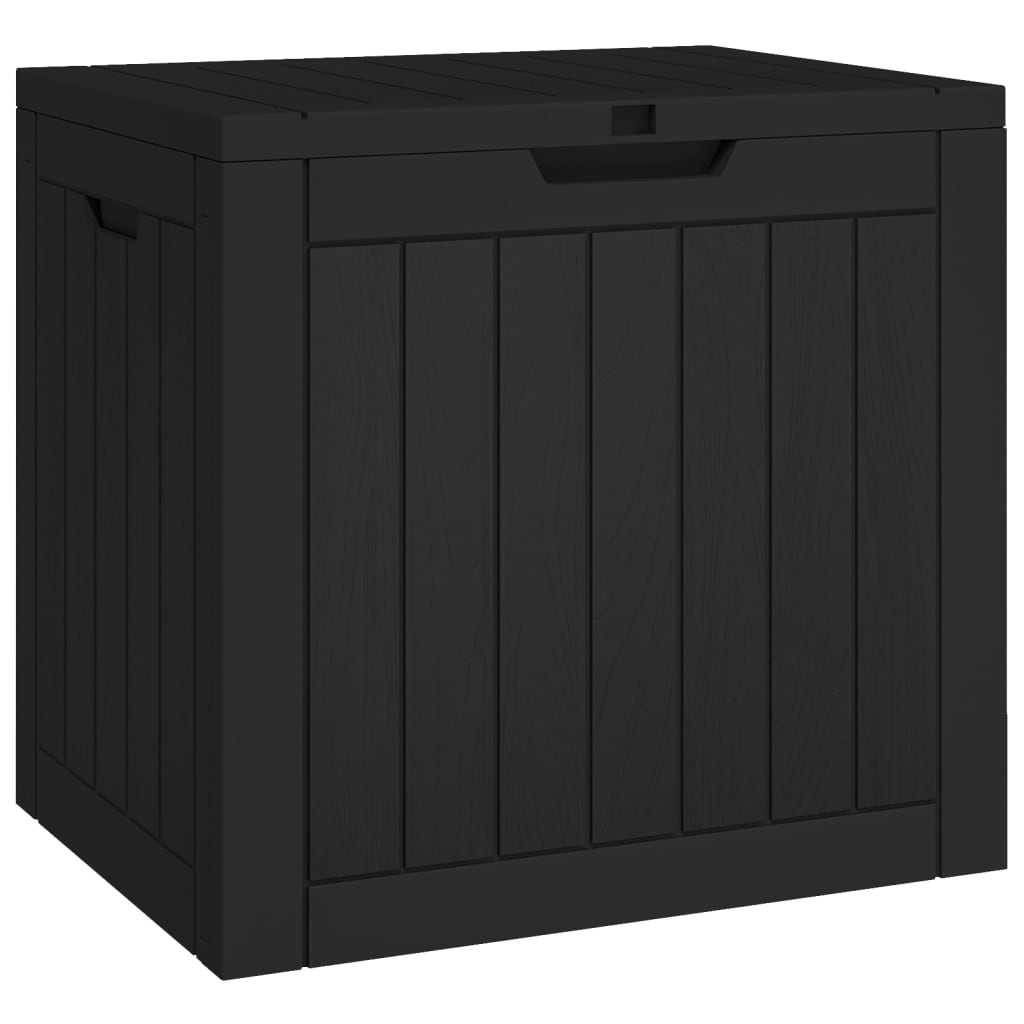  Black Garden Storage Box  55.5x43x53 cm