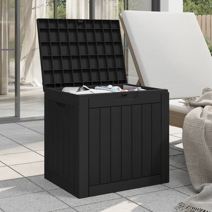  Black Garden Storage Box  55.5x43x53 cm