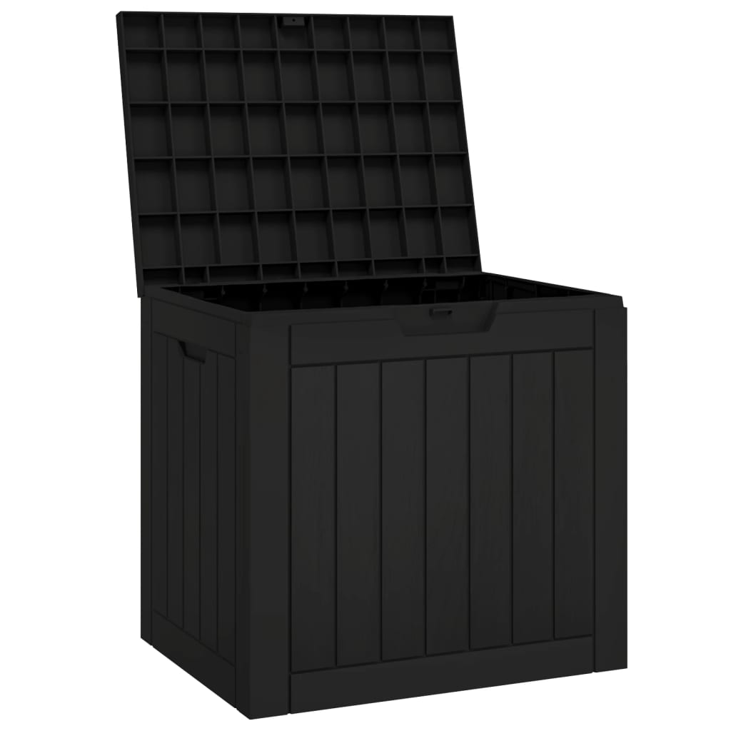  Black Garden Storage Box  55.5x43x53 cm